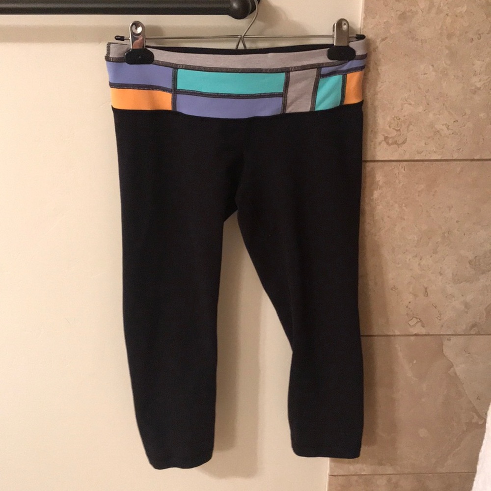 Lululemon wunder under crop leggings